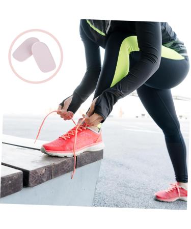 Buy NOLITOY 3 Pairs Heightening Insoles - Invisible Elevator Shoe Inserts for Men - Heel Cushion Pads for Height Increase - Comfortable Pink PU Shoe Support - Buy Online on GoSupps.com