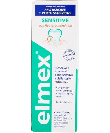 Buy Elmex Sensitive Collutorio 400 ml - Effective Oral Care Fast International Shipping - Buy Online on GoSupps.com
