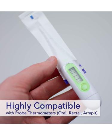 500 Pack Probe Covers - Heavy Duty Disposable Sleeves for Oral & Digital Thermometer - Safe & Sanitary Prevention of Cross-Contamination - Universal Rectal Thermometer Covers - Buy Online on GoSupps.com