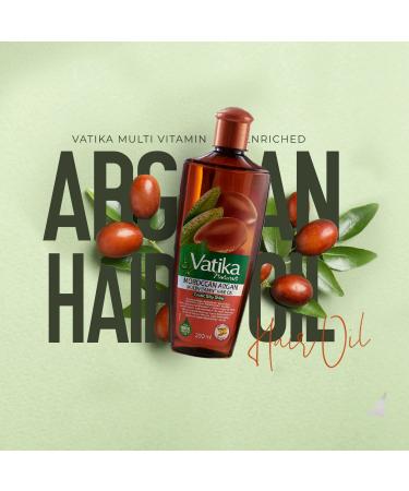 Dabur Vatika Argan Hair Oil 200ml Exotic Shine & Softness Enriched with Argan Oil for Healthy Hair - Buy Online on GoSupps.com