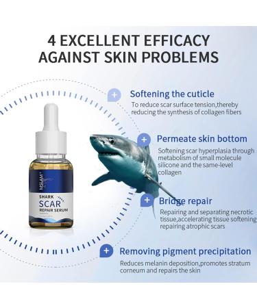 Shark Scar Repair Water 30ml - Moisturizing Scar Removal Liquid for Skin Repair | Color One Size - Buy Online on GoSupps.com