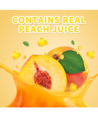 Amos 4D Gummy Candy Peach Burst Yellow Peach Flavor Gluten Free Snacks Mother's Day Candy Gift Resealable 6oz 170g Pack Double The Amount of 3 oz bags! - Buy Online on GoSupps.com