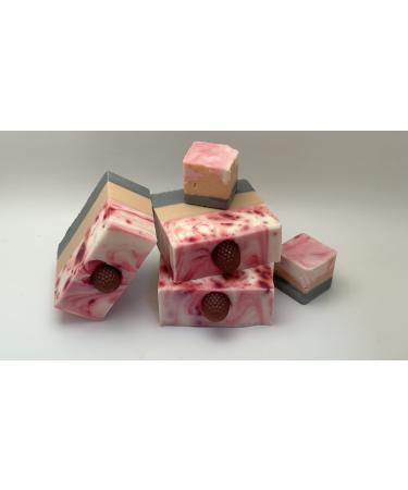 Black Raspberry Vanilla Affair-Homemade Soap-Cold Process-4 to 5 oz Bar (per 1 Bar)