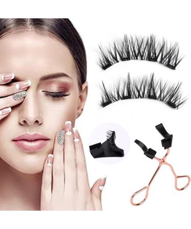 Magnetic Eyelashes Eyelashes Fluffy Lashes Magnetic Lashes for Women & Girls Magnetic Eyelashes with Applicator Easy to Use Magnetic Eyelashes Natural Look Reusable Magnetic Eyelashes-Comfortable - Buy Online on GoSupps.com