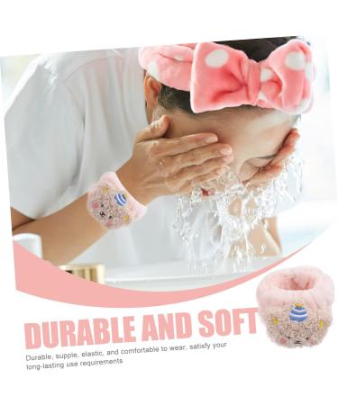 Beaupretty 4pi ces Serviettes de Poignet pour Lavage Facial Bracelets Spa Bandeaux pour Nettoyage Visage Bandeaux Anti-transpiration Femmes Accessoires de Bain - Buy Online on GoSupps.com