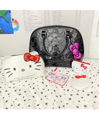 Hello Kitty Kawaii Compact Mirror - Touch Sensor LED Makeup Mirror with 2X Magnifying Top - Adjustable Brightness - White - Buy Online on GoSupps.com