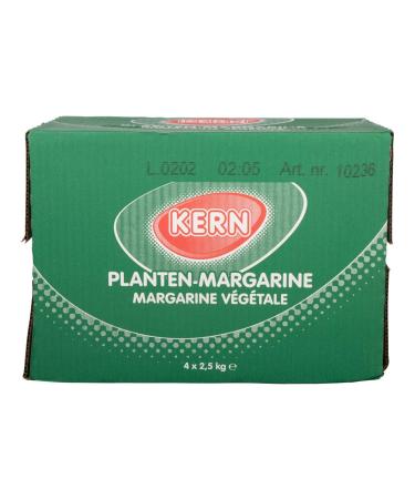Kern Vegetable Margarine 4 x 2.5 kg Box - Buy 10 Kilo Internationally | Premium Quality Cooking & Baking - Buy Online on GoSupps.com