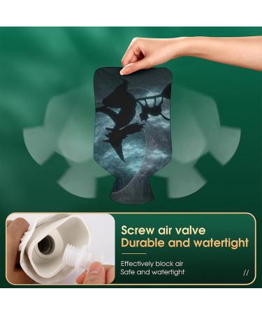 Witch Hot Water Bottle with Plush Cover - Bed Warmer for Adults & Children | 26.5x15.3cm | International Shipping - Buy Online on GoSupps.com