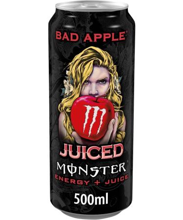 Monster Energy Drink Bad Apple 12 x 500ml PMP - Buy Online on GoSupps.com