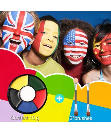Professional Face Painting Oil Body Paint for Adults | Clown Cosplay & Halloween Makeup | Multicolor Corpse Paint - Buy Online on GoSupps.com