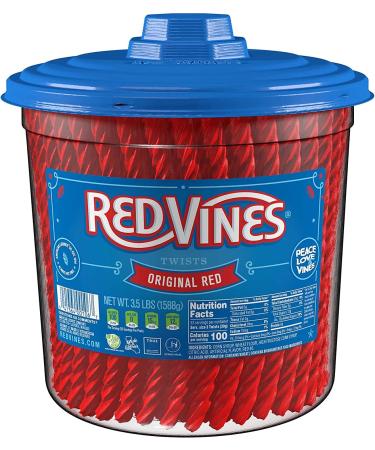 Red Vines Original Red Licorice Twists 1.58 kg | Soft & Chewy Texture | Share Pack | All Time Favourite Gummies | USA Made | Ideal Present | Delicious Red Vines liquorice taste | Sold by EPL - Buy Online on GoSupps.com