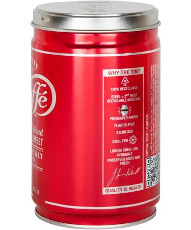 LUCAFF Classic coffee beans coffee pot 250 gr steel saves the aroma of coffee beans 80% arabica coffee 20% robust sweet taste roasted aroma hazelnut notes soft body - Buy Online on GoSupps.com