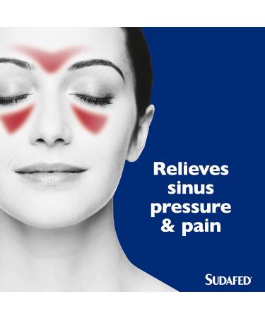 Sudafed Sinus Max Strength Capsules Relieves Sinus Pressure and Pain Relieves symptoms of Blocked Nose Headache Fever Aches and Pain pack of 16 - Buy Online on GoSupps.com