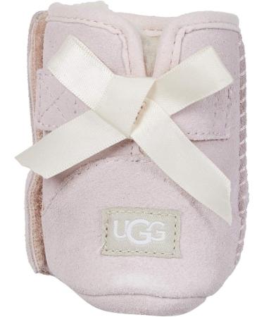 UGG Unisex Baby Jesse Bow II Fashion Boot & Beanie Set - Baby Pink | Size 4 UK - Buy Online on GoSupps.com