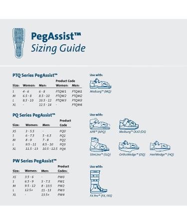 Darco Peg-assist Insole System Mens Large - Model PTQM3 - Each - Buy Online on GoSupps.com