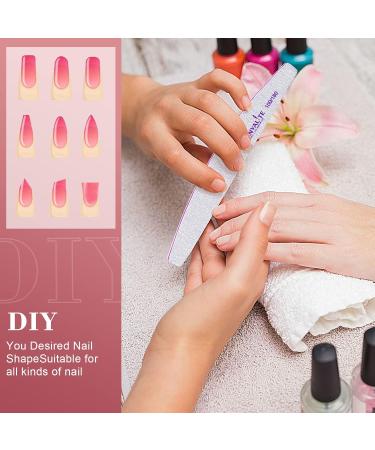 Canvalite 12-Piece Nail Files Set - 180/240 Grit Professional Double-Sided Reusable for Gel Nails Manicure & Pedicure | Ideal for Nail Studios & Home Use - Buy Online on GoSupps.com