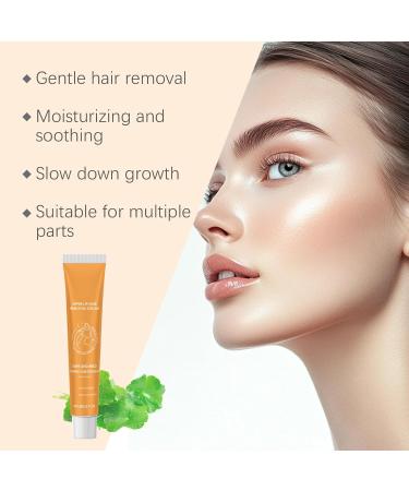 VKaoess Hair removal cream for sensitive skin mild hair removal for face body and intimate areas painless unisex solution for women and men safe for sensitive skin 20g 2 pieces - Buy Online on GoSupps.com