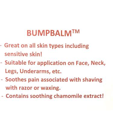 Luxury Aftershave for Sensitive Skin | BumpBalm | Prevent Razor Bumps & Ingrown Hairs | 2 Fl Oz - Buy Online on GoSupps.com