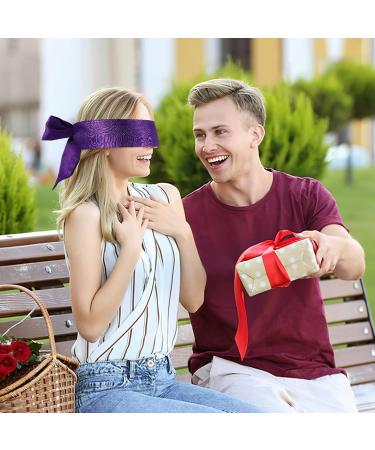 Healifty 6Pcs Satin Eye Mask Blindfold Set for Sleep, Play, Meditation - Soft Blindfold for Adults, Couples, Lovers - Buy Online on GoSupps.com