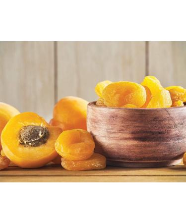 Gramas Jumbo Turkish Apricots - Resealable 1 lb Bag | Vegan, Gluten-Free, Non-GMO, No Added Sugar Healthy Snack - 16 oz (1 lb) - Buy Online on GoSupps.com