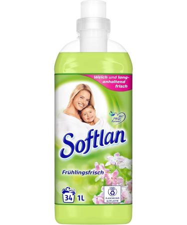 Softlan Fabric Softener Spring Fresh 12x1L - Ultra Soft Laundry & Long-Lasting Fragrance - International Shipping - Buy Online on GoSupps.com