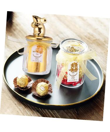Ciieeo 1pc Box Glass Candy Box Gift Jar Gilded - Buy Online on GoSupps.com