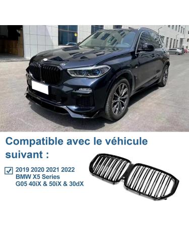 Gangying G05 Grill Front Grille Compatible for BMW X5 Series G05 Kidney Grille Gloss Black Double Slats 2019 2020 2021 2022 - Buy Online on GoSupps.com
