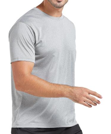 5 Pack Men's Dry Fit T Shirts - Athletic Running Gym Workout Tees - X-Large Set - Buy Online on GoSupps.com