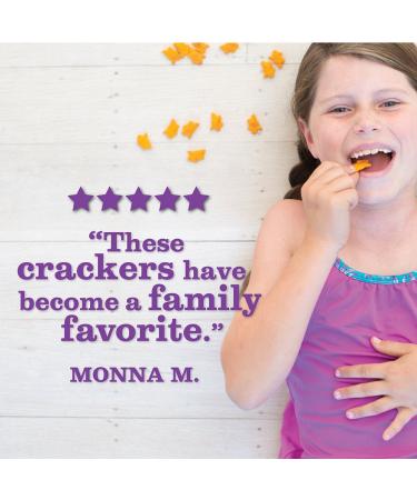 Annie's Organic Extra Cheesy Cheddar Bunnies - 7.5 oz Snack Crackers (Pack of 12) - Buy Online on GoSupps.com