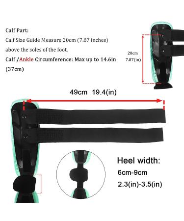 Jewlri Air & Gel Ankle Brace Stirrup Splint - Adjustable Stabilizer with Cold Compress for Sprains & Tendonitis - Buy Online on GoSupps.com