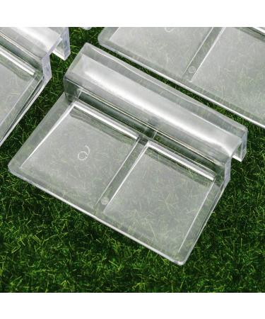 POPETPOP 6PCS 6mm Acrylic Aquarium Glass Cover Clips - Clear Fish Tank Clamp Holders for Easy Installation - Buy Online on GoSupps.com