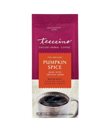 Teeccino Pumpkin Spice - Prebiotic & Caffeine-Free Coffee Alternative - Buy Online on GoSupps.com