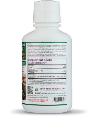 Aloe Arborescens - Supreme Immune Health Formula - for Healthy Immune System Function - Aloe Juice + Honey (6 Pack) - Buy Online on GoSupps.com