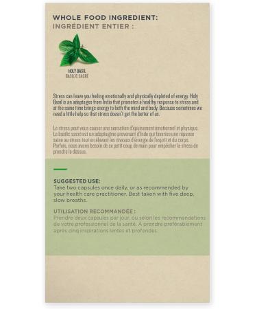 Botanica Holy Basil Liquid Capsules Helps Increase Energy & Reduce Stress Antioxidant Properties Whole Herb Formula Non-GMO Vegan and Gluten Free 60 Capsules (30 Servings) Holy Basil 60 count (Pack of 1) - Buy Online on GoSupps.com