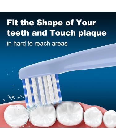 Replacement Toothbrush Heads 8 Pack for Colgate Hum Smart Electric Toothbrush - Optimize Your Oral Care with Blue 8 Count - Buy Online on GoSupps.com