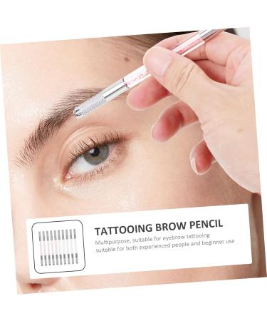MUSISALY Microblading Pens 10pcs Brow Pencil Pen Supplies Microblading Eyebrow Pen Abs - Buy Online on GoSupps.com