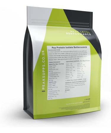 Pea Protein Isolate Powder - Butterscotch 3kg | Gluten Free Vegan | Plant Based Dairy Free - Buy Online on GoSupps.com