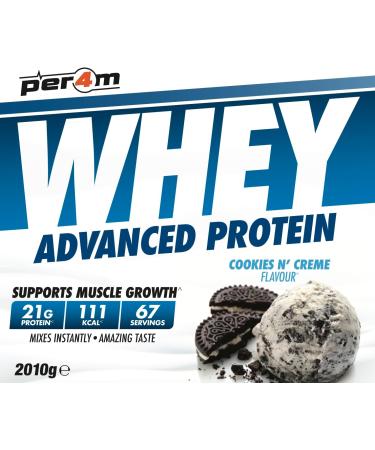  per4m Per4m Whey Protein Cookies & Cream 2.01kg - Buy Online on GoSupps.com
