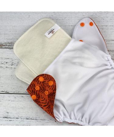 Mama Koala Super Absorbent 3-Layer Hemp Cotton Inserts with Snaps - 6 Pack - Buy Online on GoSupps.com
