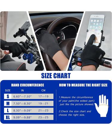 ATERCEL Winter Gloves | Updated Touch Screen, Waterproof, Warm for Men & Women - Perfect for Running, Cycling, Driving & Working | Black, Medium - Buy Online on GoSupps.com