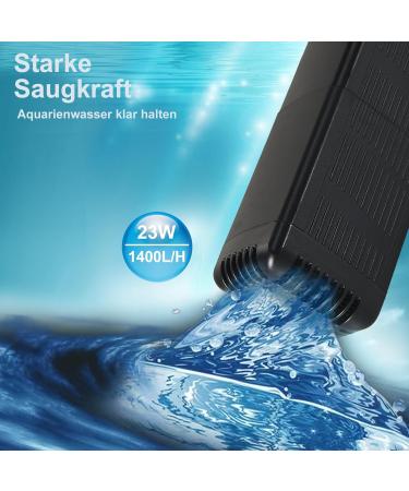 Buy Wero Aquarium Filter TC-3000C - 4-Layer Filtration 23W Pump for 270-400L Tanks | Strong Suction Power & Adjustable Internal Filter - Buy Online on GoSupps.com