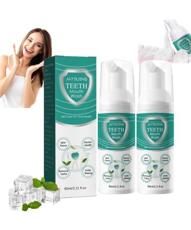 2PC Hudros mouthwash for teeth solves all oral problems hydros mouthwash teeth light toothpaste teeth total care mouthwash toothed water triggers all oral problems deep cleaning of the teeth