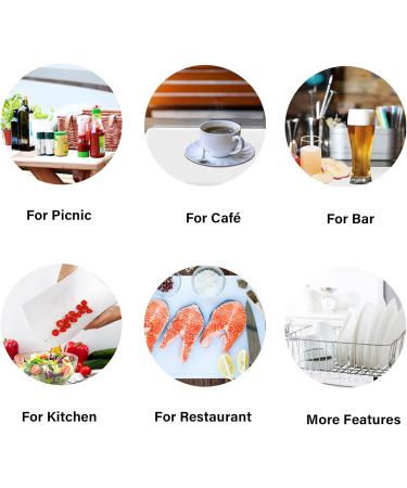 ZVP Disposable Cutting Boards 15 Count - Flexible Plastic Cutting Mat for Kitchen and Commercial Use - 17 x 12 In - Buy Online on GoSupps.com