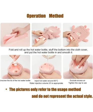 Siyecioa Large 2L Hot Water Bottle with Soft Cover | Pain Relief for Belly Back & Legs | Perfect Gift for Family & Friends - Buy Online on GoSupps.com