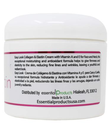 Collagen Elastin Cream - Anti-Aging & Firming Vitamins A & E | 4oz 2 Pack - Shop Internationally - Buy Online on GoSupps.com