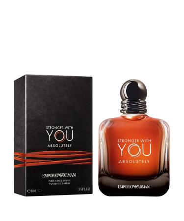 Armani beauty - Stronger With You Absolutely - Parfum - Cologne for Men - Spicy Ambery Gourmand Men s Fragrance Rum Accord Cedarwood Lavendar & Vanilla Notes 3.4 Fl Oz (Pack of 1) - Buy Online on GoSupps.com