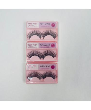 3 Pairs of Individually Packaged Reusable False Eyelashes - International Shipping Available - Buy Online on GoSupps.com
