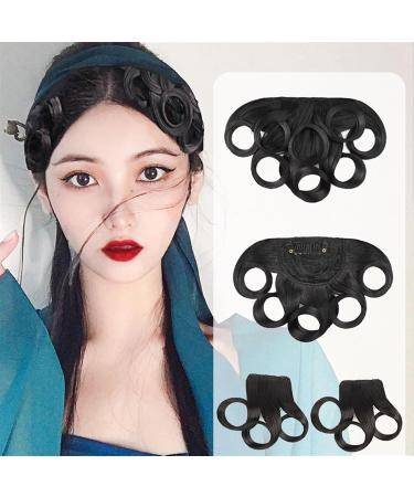 Bangs Hair Clip Synthetic Wig Bangs Chinese Style Ancient Fairy Performance Hair Accessories Headdress for Women Bangs Clip in Hair (Color : Natural Color) - Buy Online on GoSupps.com