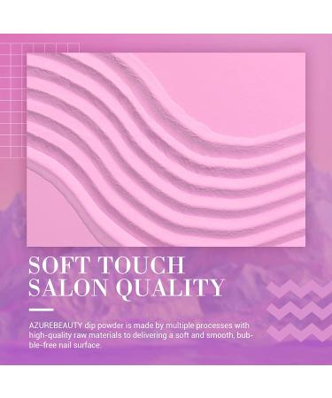 AZUREBEAUTY Dip Powder Set - 6 Pink Violet Purple Glitter Colors for Quick-Drying French Manicure - No Lamp Needed - Buy Online on GoSupps.com