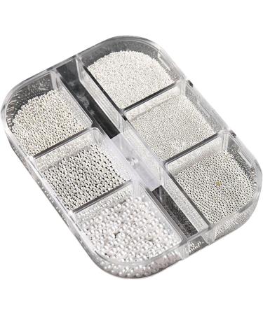 6 3D for Acrylic Nails Steel Beads Mixed DIY Decorations Art - Buy Online on GoSupps.com